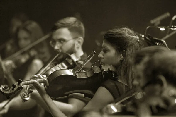 Odessa Ucrania Julio 2019 Concierto Orquesta Sinfónica Andrey Cherny Escenario —  Fotos de Stock