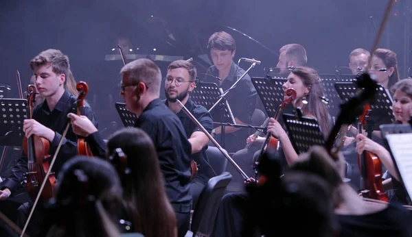 Odessa Ukraine Julho 2019 Concerto Orquestra Sinfônica Andrey Cherny Palco — Fotografia de Stock