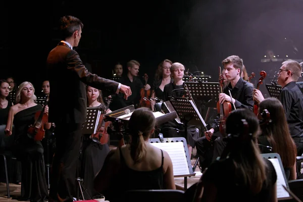 Odessa Oekraïne Juli 2019 Een Concert Van Het Symfonie Orkest — Stockfoto