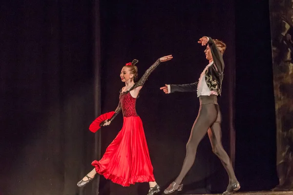 Odessa Ukraine July 2019 Ballet Classical Ballet Stage Odessa Opera — Stock Photo, Image