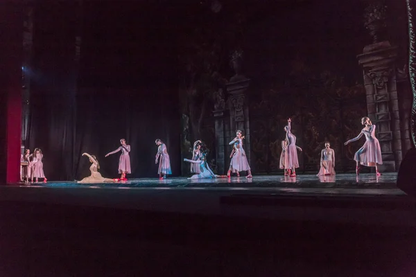 Odessa Ucrânia Julho 2019 Ballet Balé Clássico Palco Teatro Ópera — Fotografia de Stock