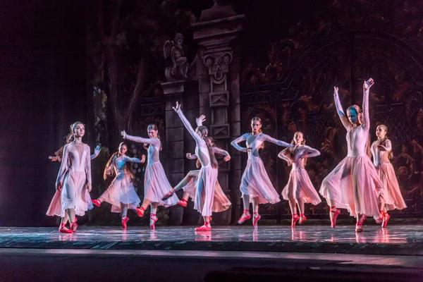 Odessa Ukraine July 2019 Ballet Classical Ballet Stage Odessa Opera — Stock Photo, Image