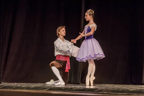 Oděssa Ukrajina Červenec 2019 Balet Klasický Balet Pódiu Odessa Opera — Stock fotografie