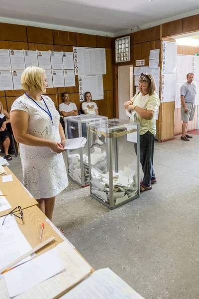 Odessa Ukraine Julho 2019 Eleições Ucrânia Lugar Para Pessoas Que — Fotografia de Stock