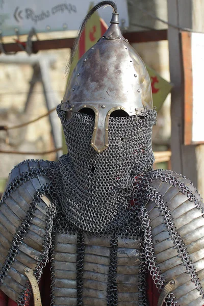 Odessa Ukraine July 2019 Battle Knights Medieval Weapons Medieval Performance — Stock Photo, Image