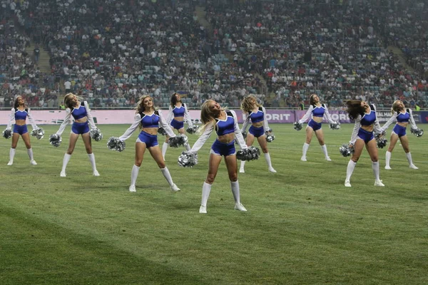 Odessa Ucraina Luglio 2019 Performance Belle Ragazze Cheerleader Durante Apertura — Foto Stock