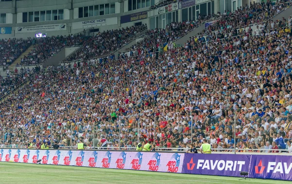 Odessa Ukraine Juli 2019 Penonton Stadion Kerumunan Penggemar Tribun Stadion — Stok Foto