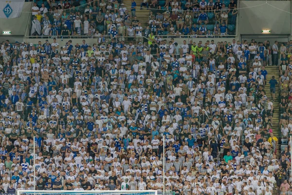 Odessa Ukrajina Červenec 2019 Diváci Stadionu Davy Fanoušků Stáncích Fotbalového — Stock fotografie