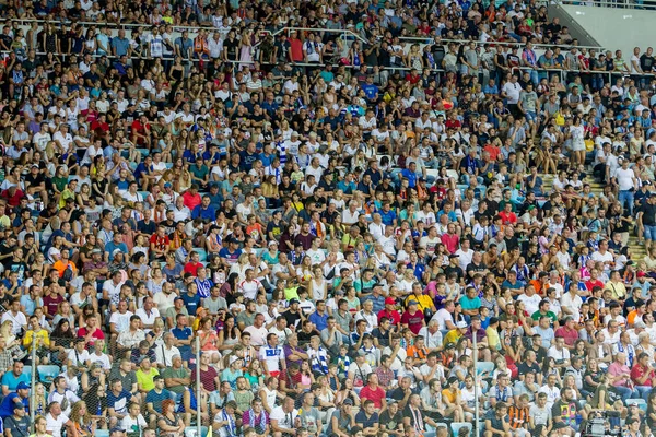 Odessa Ukraine Juli 2019 Penonton Stadion Kerumunan Penggemar Tribun Stadion — Stok Foto