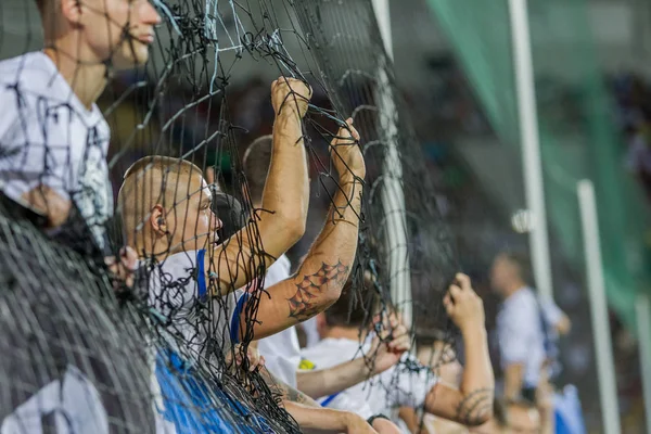 Odessa Ukraine Julio 2019 Espectadores Estadio Multitud Aficionados Stands Del — Foto de Stock