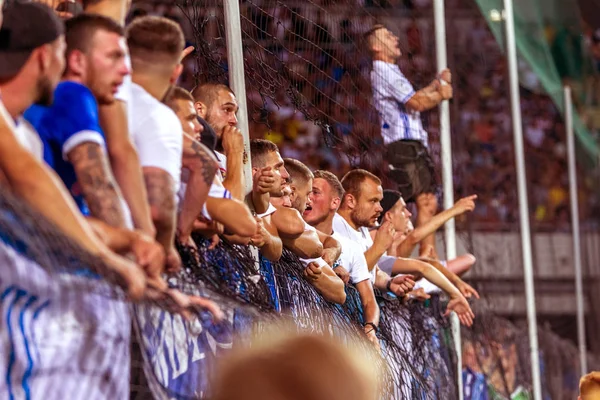 Odessa Oekraïne Juli 2019 Toeschouwers Stadion Menigte Van Fans Stands — Stockfoto