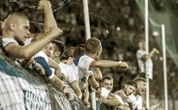 Odessa Ukraine Julio 2019 Espectadores Estadio Multitud Aficionados Stands Del —  Fotos de Stock