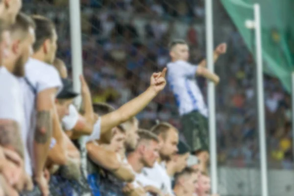 Unscharf Kein Scharfer Sportlicher Hintergrund Zuschauer Stadion Menge Von Fans — Stockfoto