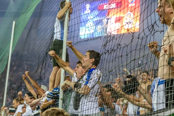 Odessa Ukraine Julio 2019 Espectadores Estadio Multitud Aficionados Las Gradas — Foto de Stock