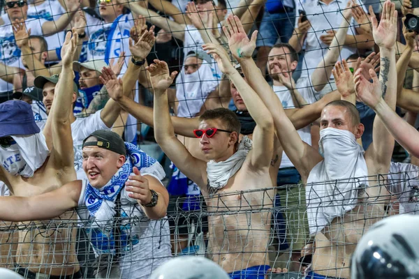 Odessa Ukraine Julio 2019 Espectadores Estadio Multitud Aficionados Las Gradas — Foto de Stock