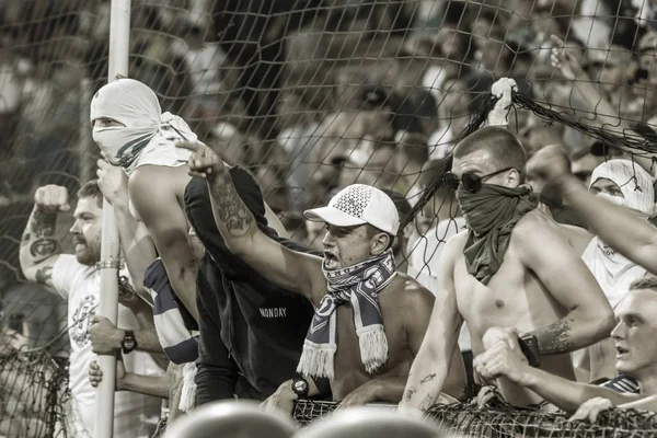 Odessa Ukraine Juillet 2019 Spectateurs Stade Des Foules Fans Dans — Photo