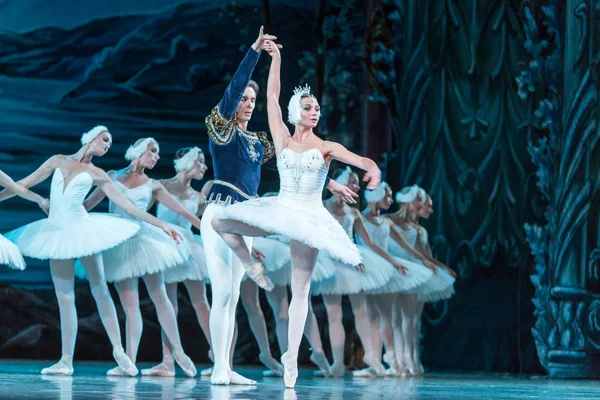 Odessa Ukraine July22 2019 Ballet Balé Clássico Palco Teatro Ópera — Fotografia de Stock