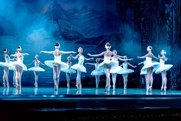 Odessa Ukraine July22 2019 Ballet Balé Clássico Palco Teatro Ópera — Fotografia de Stock