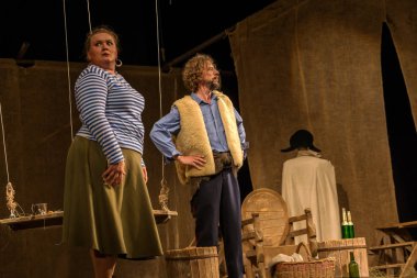 Odessa, Ukrayna - 27 Ağustos 2019 Tarihi drama 