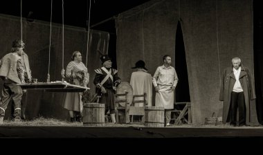 Odessa, Ukrayna - 27 Ağustos 2019 Tarihi drama 