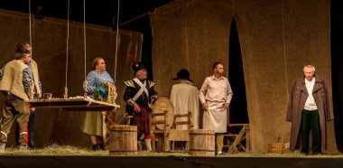 Odessa, Ukrayna - 27 Ağustos 2019 Tarihi drama 