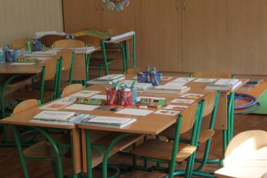 Odessa Ukraine - 1 Eylül 2019: İlk çağrı. 1 Eylül D olduğunu