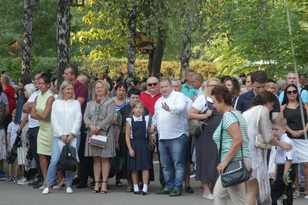 Odessa Ukraina Września 2019 Pierwsze Wezwanie Września Jest Dniem Wiedzy — Zdjęcie stockowe