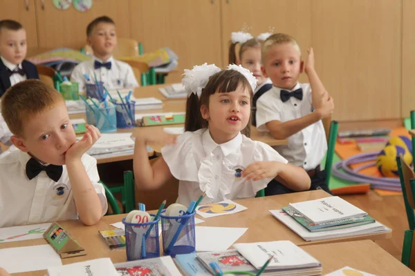 Odessa Ukraine - 1 Eylül 2019: İlk çağrı. 1 Eylül D olduğunu