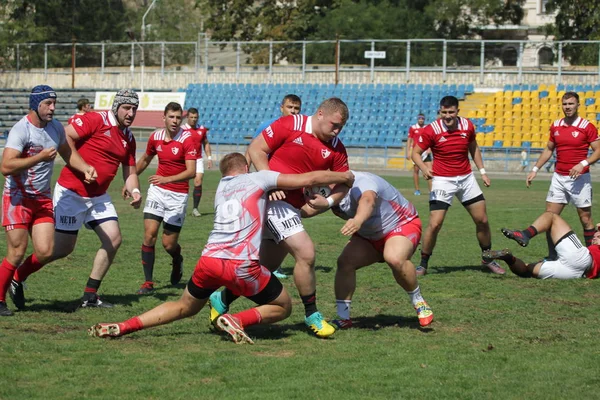 Odessa Ukrayna Eylül 2019 Odessa Rugby Şampiyonası Milli Takımı Kremenchug — Stok fotoğraf