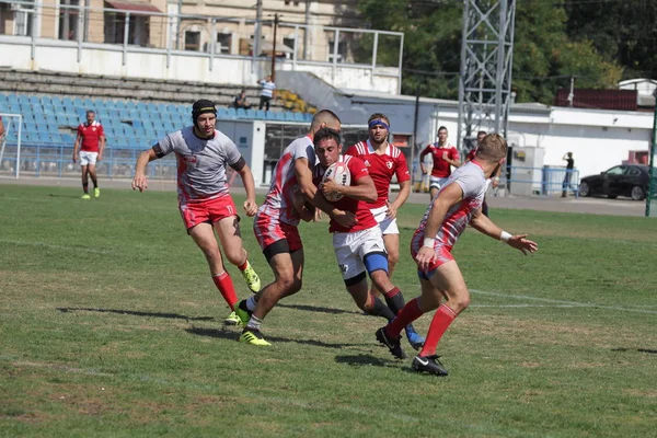 Odessa Ukrayna Eylül 2019 Odessa Rugby Şampiyonası Milli Takımı Kremenchug — Stok fotoğraf