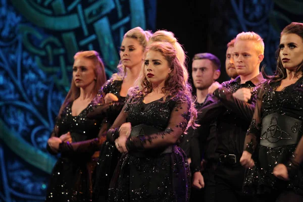 Odessa Ukraina Września 2019 Step Dance Występ Grupy Ludowej Rytm — Zdjęcie stockowe