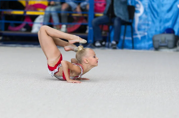 Odessa Ucrania Septiembre 2019 Niños Niñas Compiten Gimnasia Rítmica Campeonato — Foto de Stock