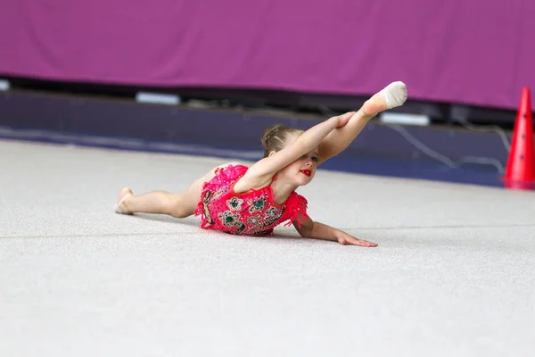 Odessa Ukrayna Eylül 2019 Çocuklar Kızlar Ukrayna Şampiyonasında Ritmik Jimnastikte — Stok fotoğraf