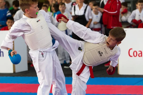 Odessa Ukraine September 2019 Karate Meisterschaft Der Kinder Von Athleten — Stockfoto