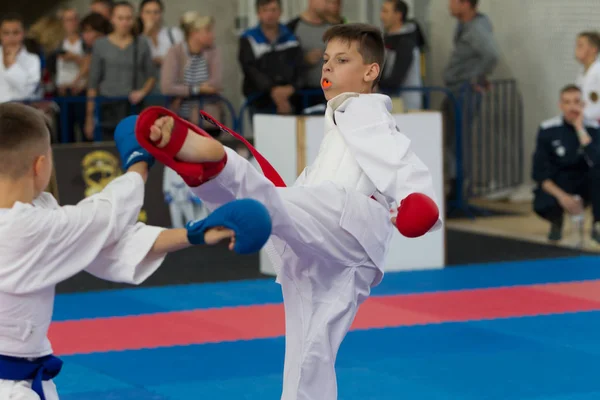 Odessa Ukraina September 2019 Karate Championship Bland Barn Till Idrottare — Stockfoto