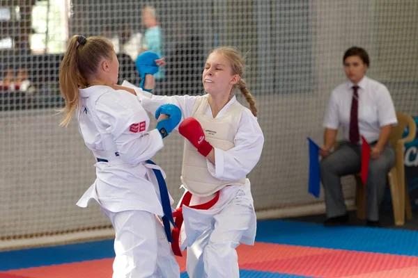 Odessa Ukraina Września 2019 Mistrzostwa Karate Wśród Dzieci Sportowców Najlepsze — Zdjęcie stockowe