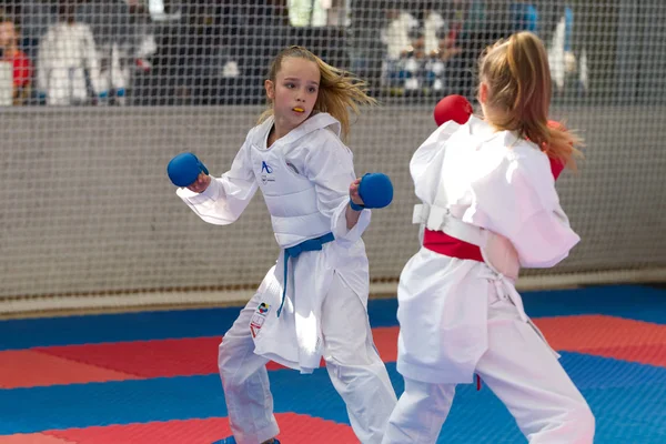 Odessa Ucrania Septiembre 2019 Campeonato Karate Entre Niños Atletas Los —  Fotos de Stock