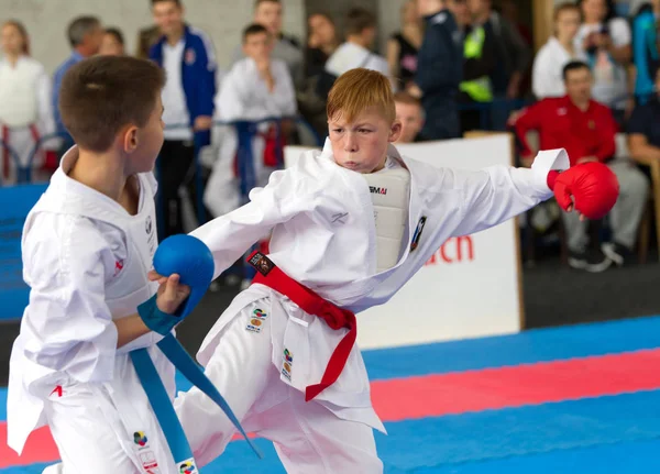 Odessa Ukraine September 2019 Karate Meisterschaft Der Kinder Von Athleten — Stockfoto