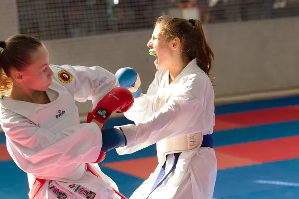 Odessa Ukraina Września 2019 Mistrzostwa Karate Wśród Dzieci Sportowców Najlepsze — Zdjęcie stockowe