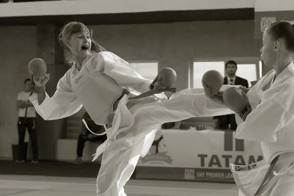 Odessa Ukrayna Eylül 2019 Sporcuların Çocukları Arasında Karate Şampiyonası Iyi — Stok fotoğraf