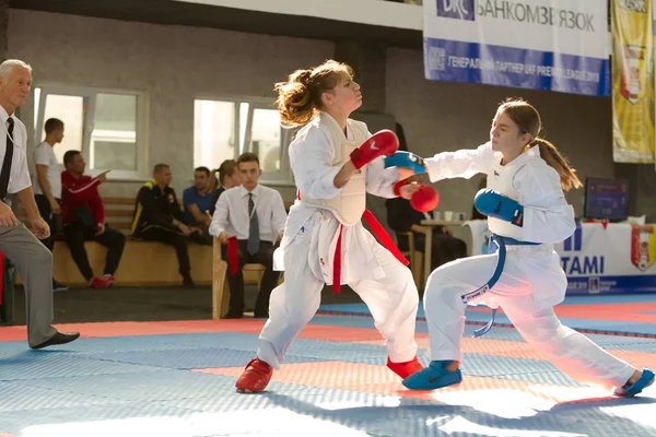 Odessa Ukraine September 2019 Karate Championship Children Athletes Best Karate — Stock Photo, Image