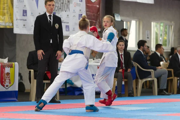 Odessa Ukraine Septembre 2019 Championnat Karaté Chez Les Enfants Athlètes — Photo