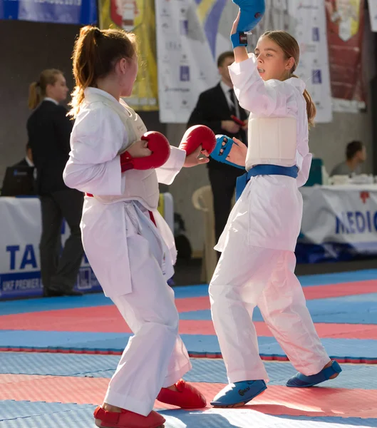 Oděsa Ukrajina Září 2019 Mistrovství Karate Mezi Dětmi Sportovců Nejlepší — Stock fotografie