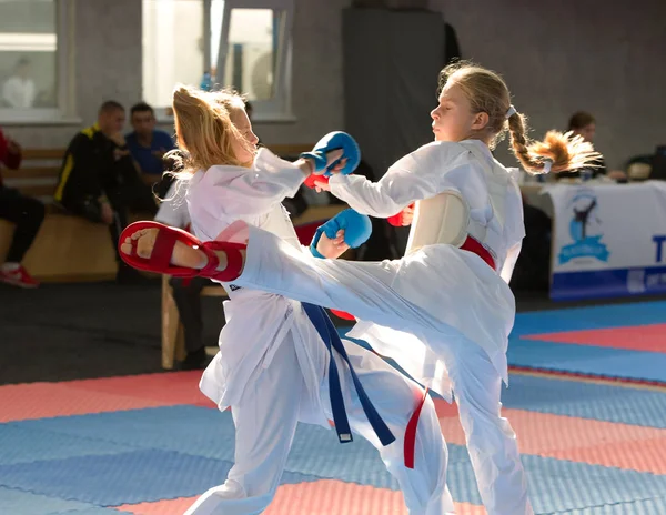Odessa Ukraine September 2019 Karate Championship Children Athletes Best Karate — Stock Photo, Image