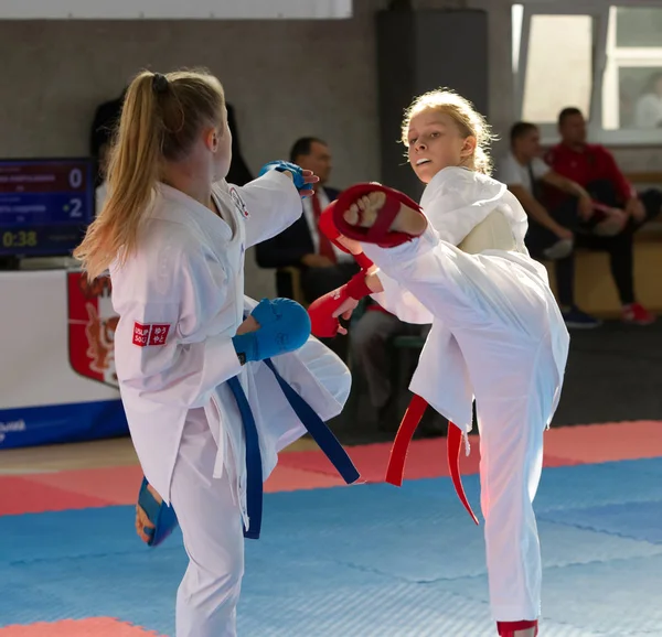 Odessa Ukraine September 2019 Karate Meisterschaft Der Kinder Von Athleten — Stockfoto