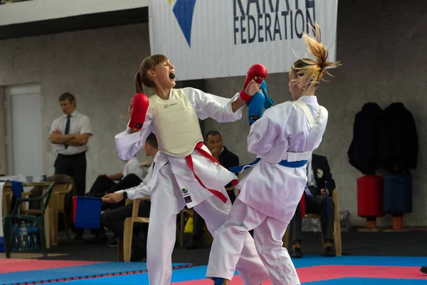 Odessa Ukraine September 2019 Karate Meisterschaft Der Kinder Von Athleten — Stockfoto