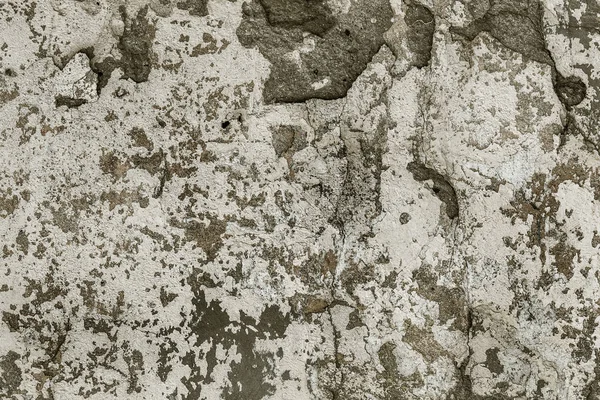 Textur Von Chaotischen Alten Rissigen Stein Oder Zementwand Sonnenlicht Für — Stockfoto