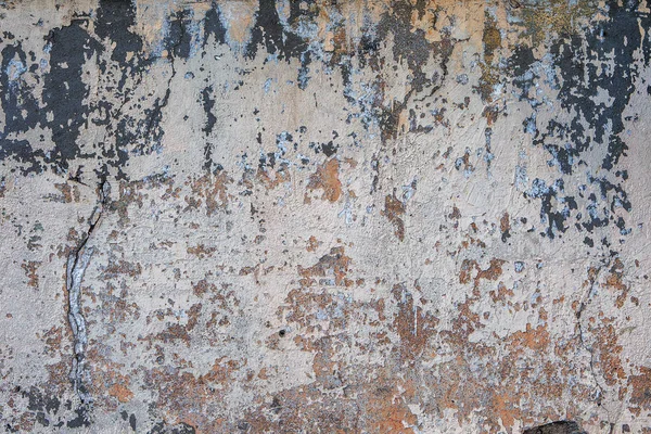 Υφή Βρώμικο Παλιό Ραγισμένο Πέτρα Τσιμεντένιο Τοίχο Στο Φως Του — Φωτογραφία Αρχείου