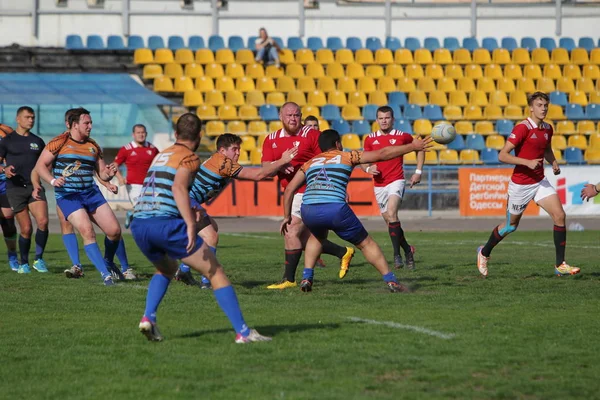 Odessa Ukrayna Eylül 2019 Odessa Ragbi Takımı Kiev Politeknik Rugby — Stok fotoğraf