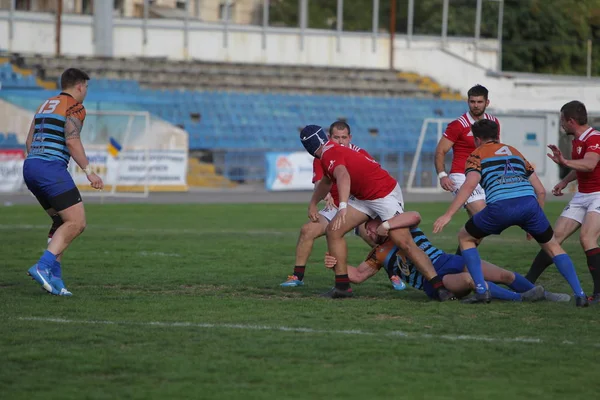 Odessa Ukraina September 2019 Odessa Rugby Team Polytechnic Kiev Intensiv — Stockfoto